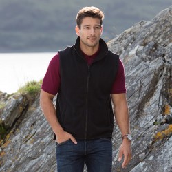 Plain Micro Fleece Jacket Sleeveless Henbury 280 GSM